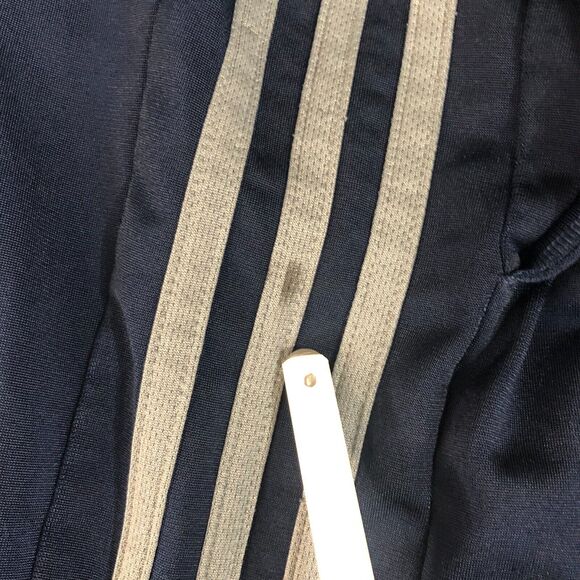 Adidas Pants Men Medium Blue Joggers Basketball Sweatpants Logo Striped Training - Picture 2 of 9